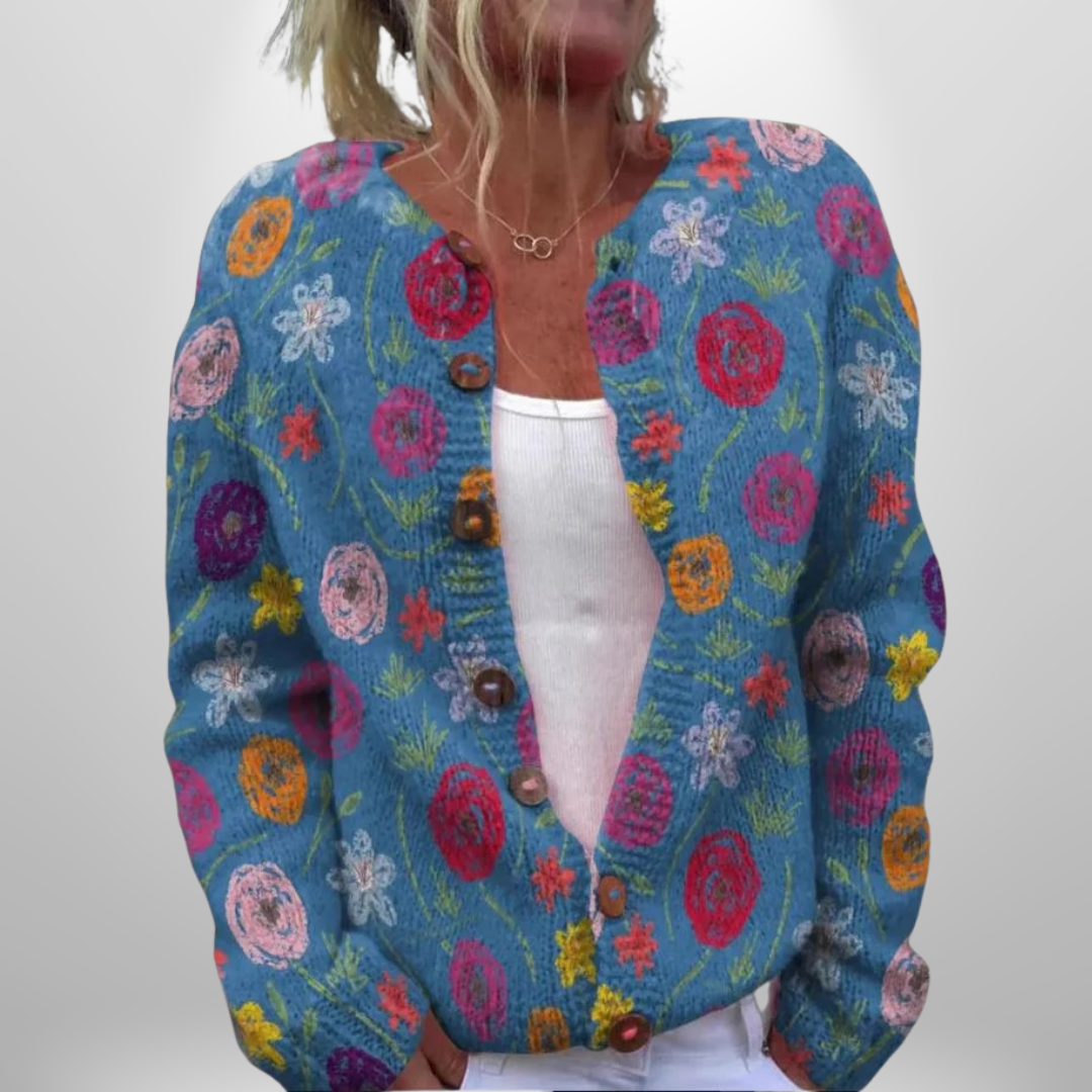 Agnes™ | Floral Patterned Cardigan
