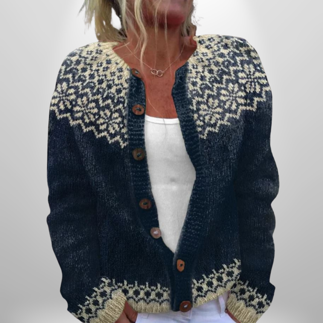 Sigrid™ | Dark Gray Cardigan