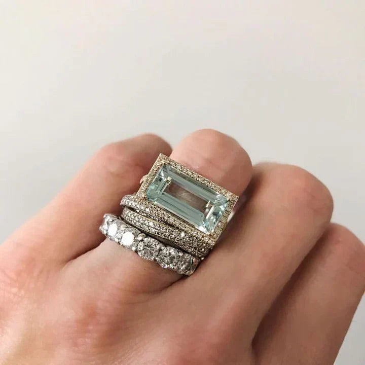 Danielle™ | Silver Turquoise Ring