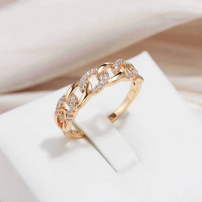 Véronique™ | Gold Chain Ring