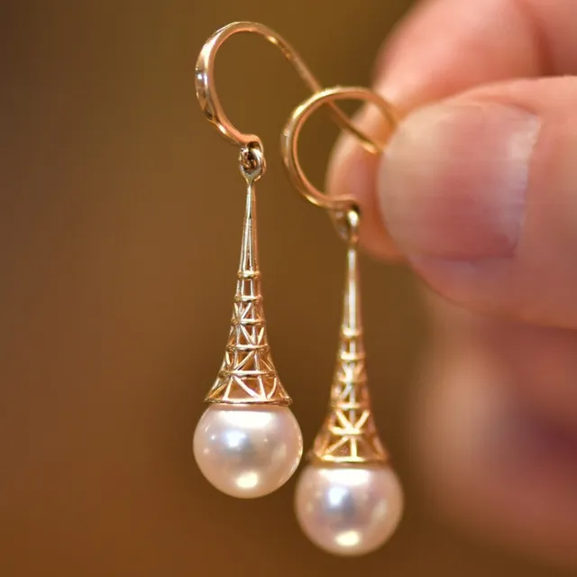 Hélène™ | Vintage Pearl Drops