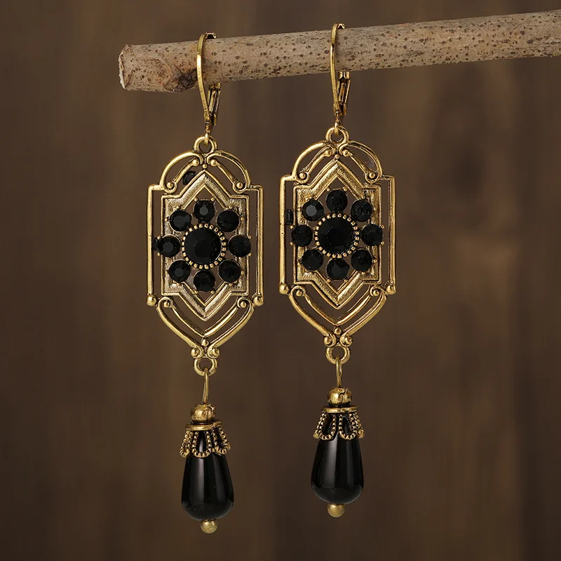Lorraine™ | Black Crystal Drops