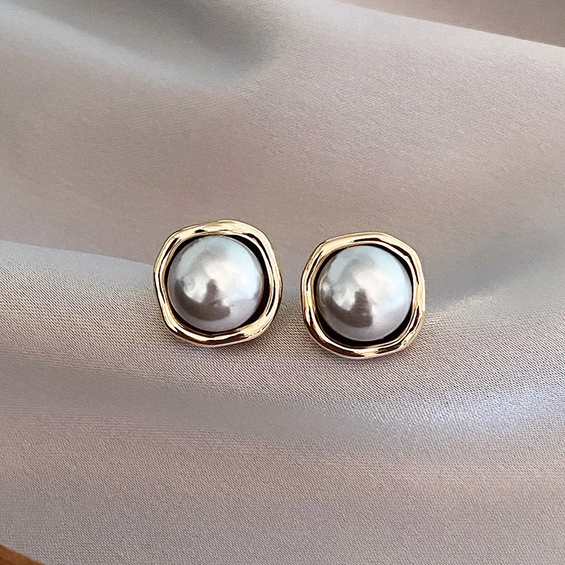 Chantal™ | Black Pearl Studs
