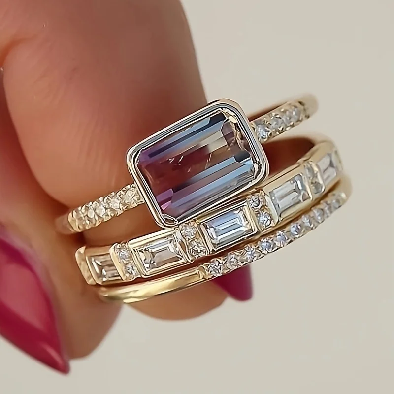 Josiane™ | Radiant Ring Set