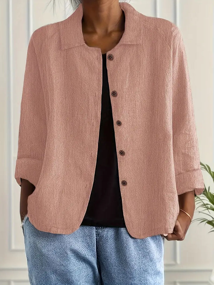 Elara™ – Modern Relaxed Blouse