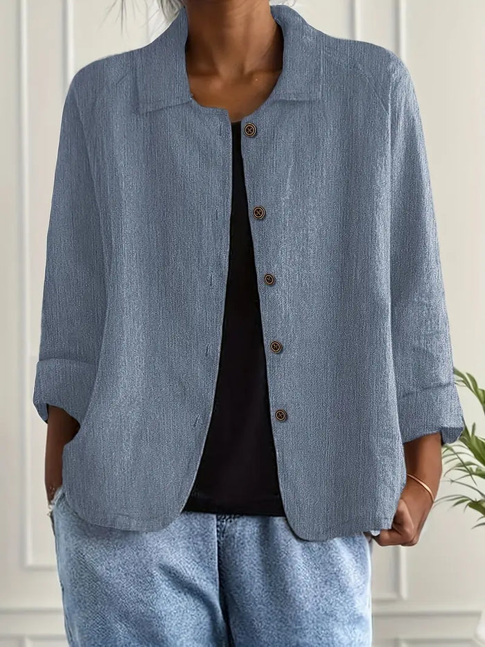 Elara™ – Modern Relaxed Blouse