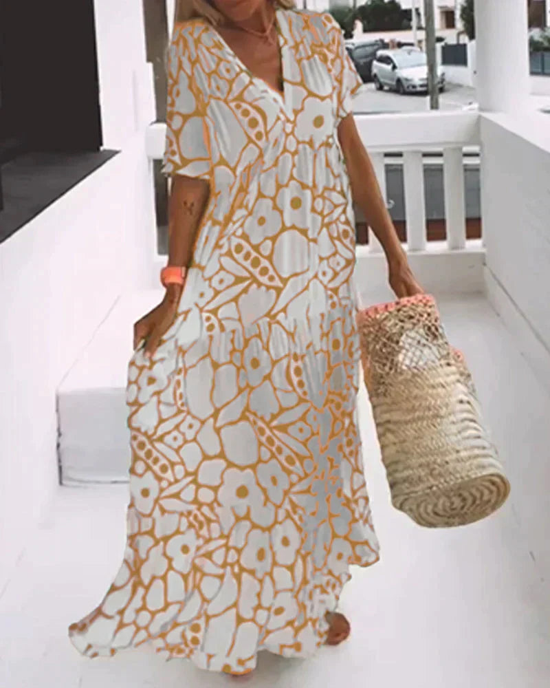 Christine | Floral Maxi Dress