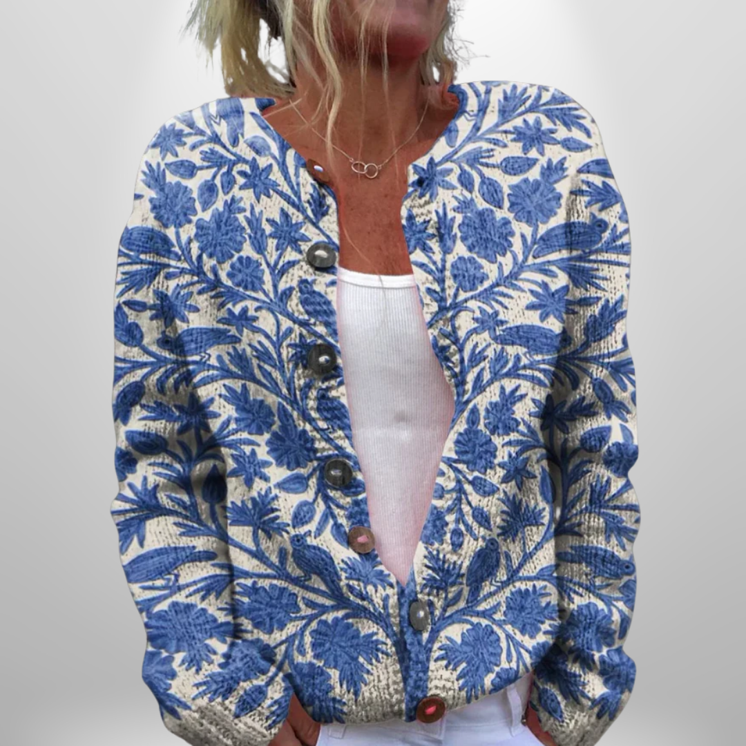 Elin™ | Floral Patterned Cardigan