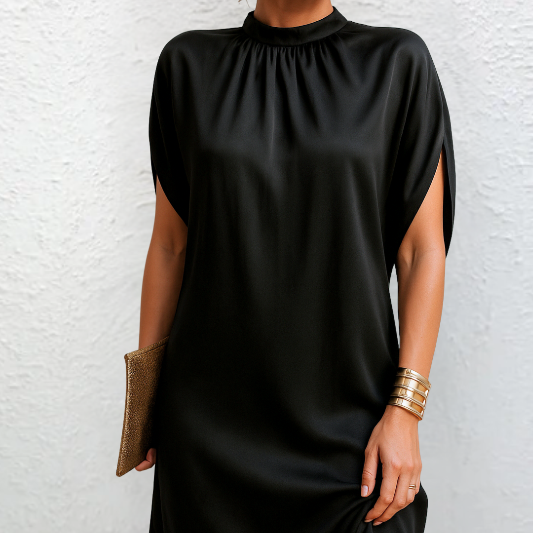 Trudy™ | Elegant Drape Dress