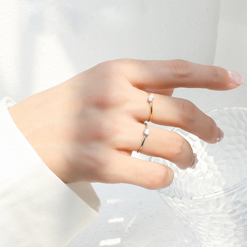 Claire™ | Sparkle Solitaire Ring