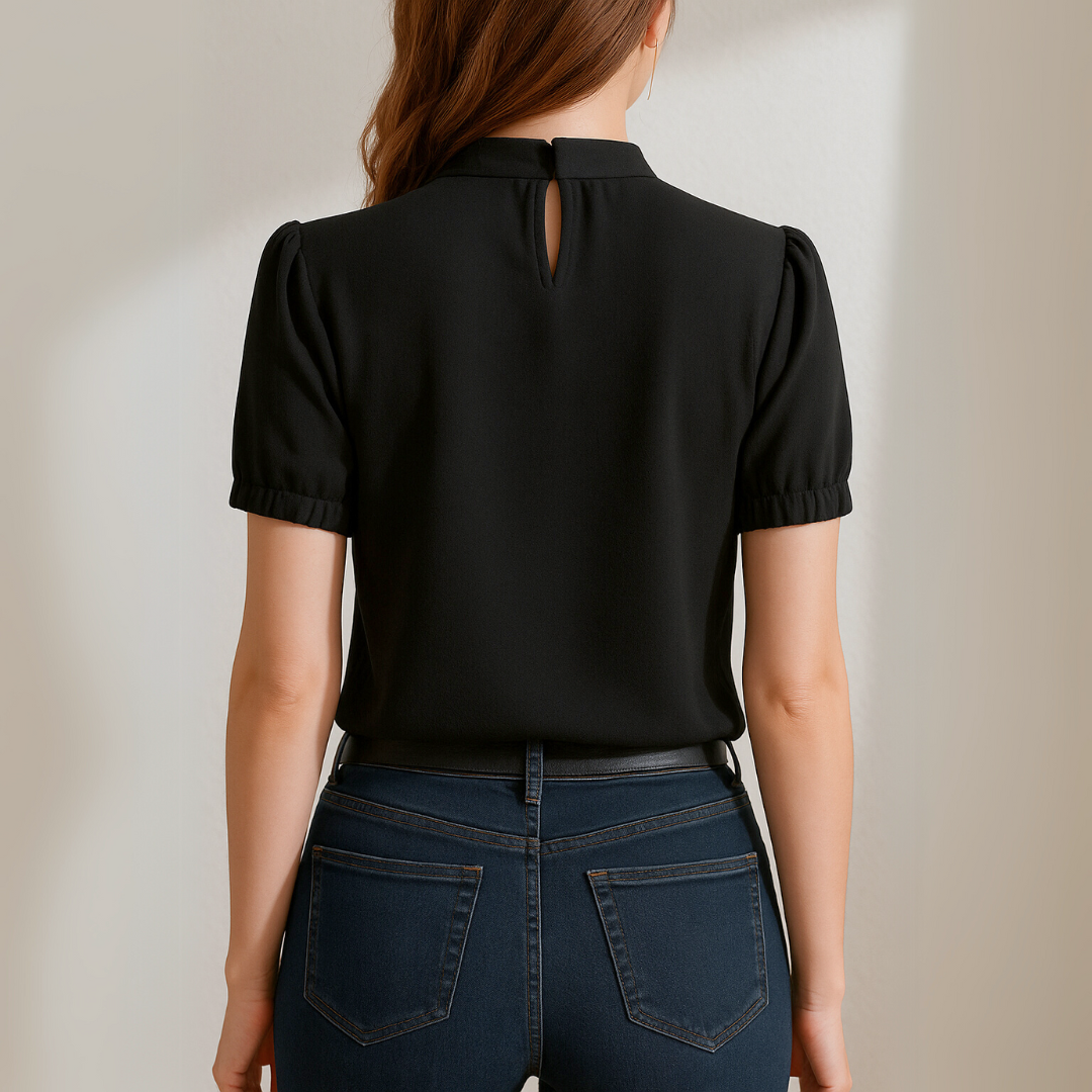 Noëlle™ | Soft Pleated Blouse