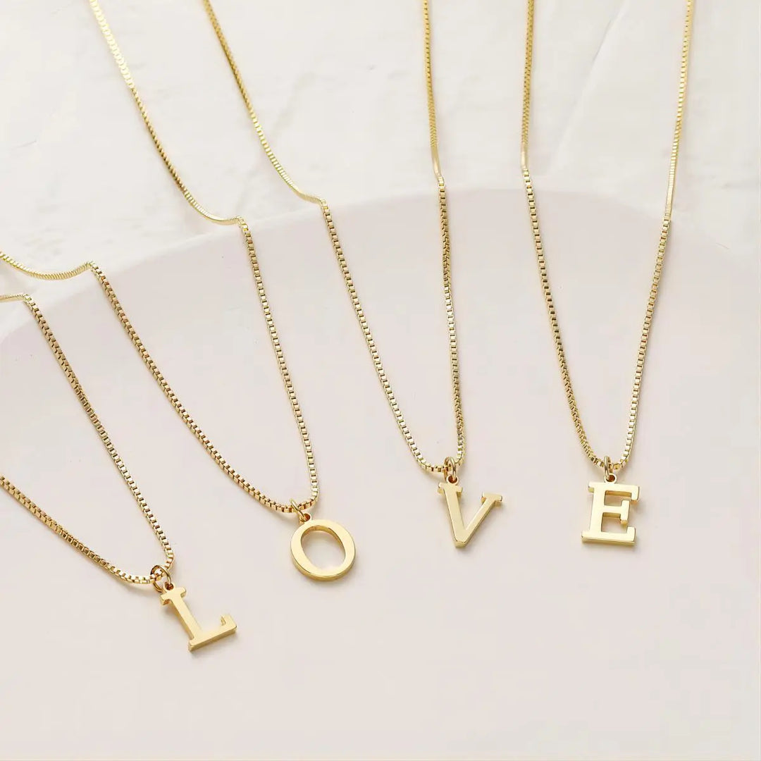 Amelia™ | Gold Initial Necklace