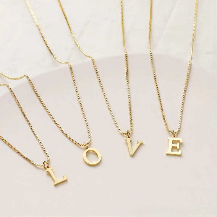 Amelia™ | Gold Initial Necklace