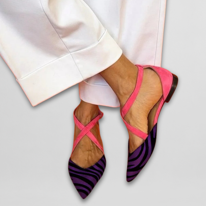 Judith | Elegant ballet flats with stylish straps