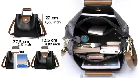 Alexandra™ | Leather Shoulder Bag