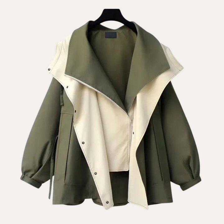 Liora™ | Modern Rainproof Trench