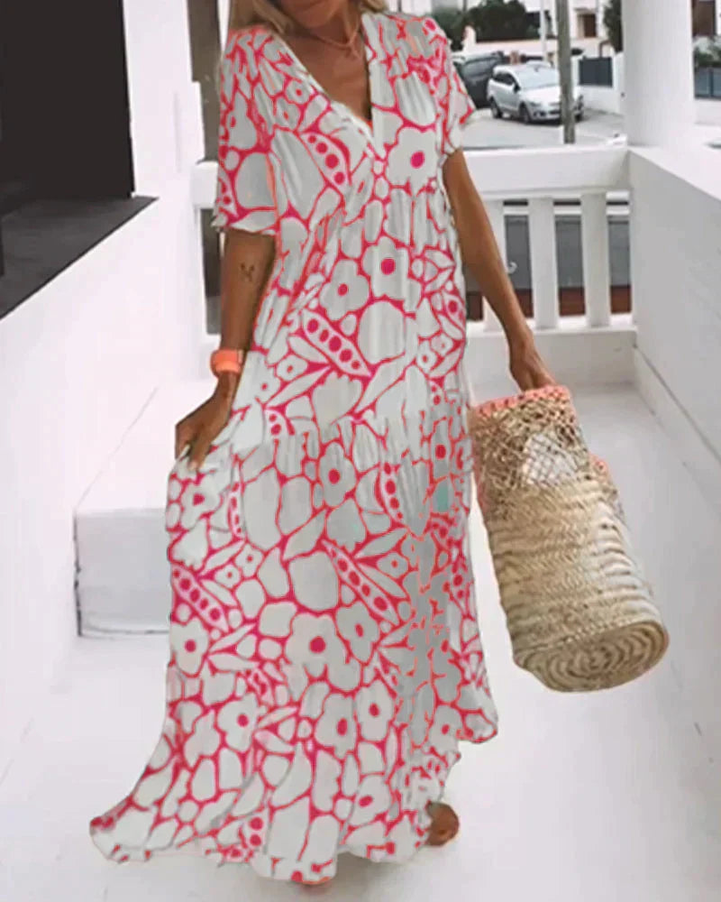 Christine | Floral Maxi Dress