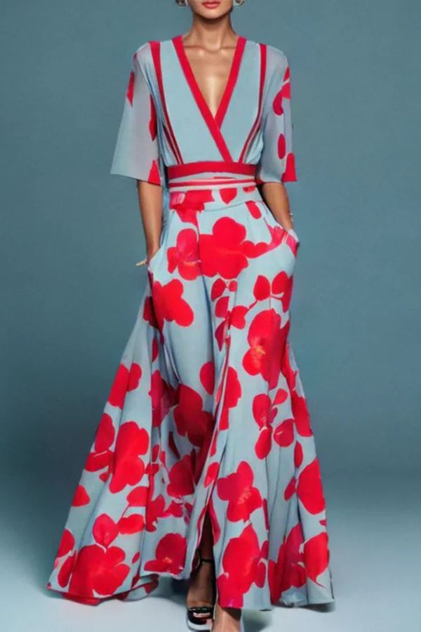 Isabella™  | Timeless Elegance Floral Dress