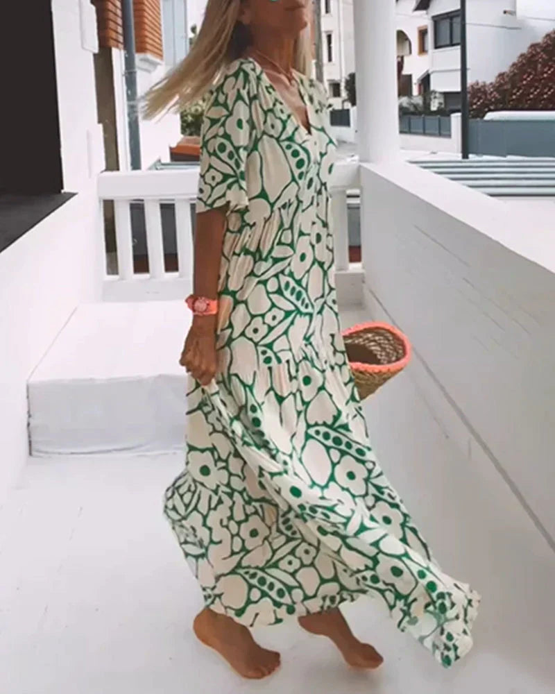 Christine | Floral Maxi Dress