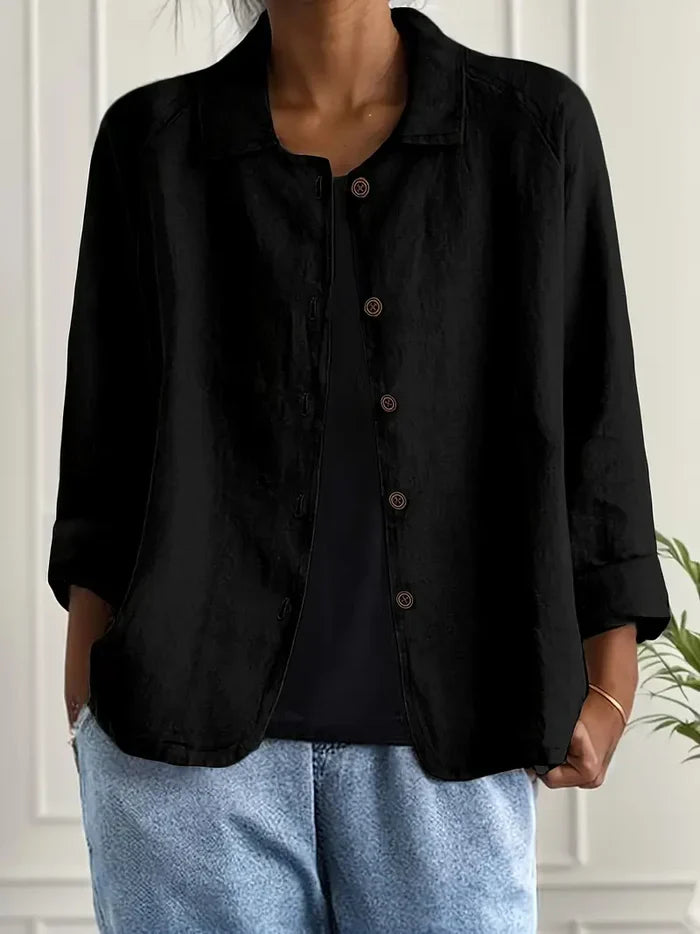 Elara™ – Modern Relaxed Blouse