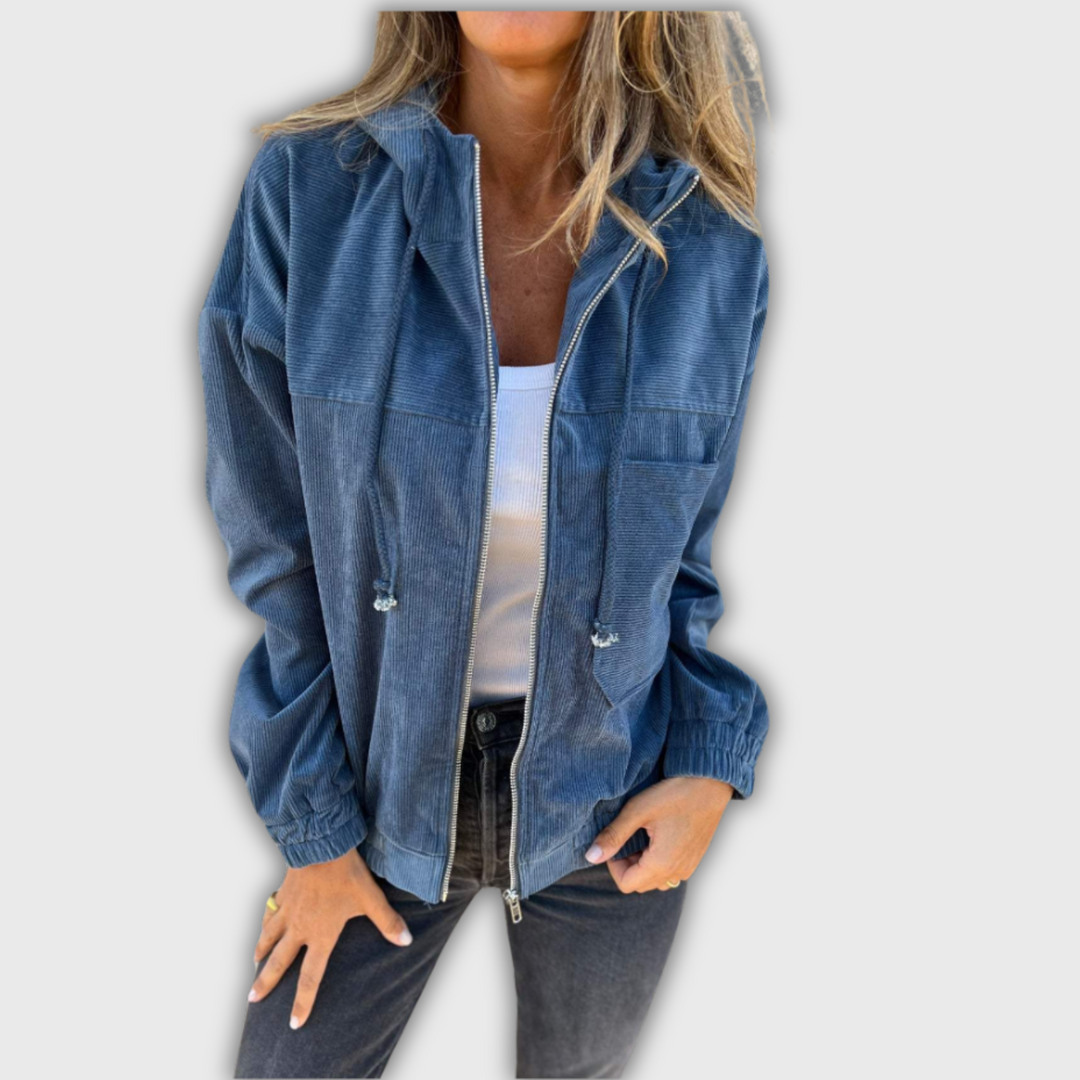 Vivian™ | Textured Hooded Coat