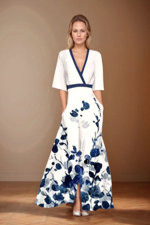 Isabella™  | Timeless Elegance Floral Dress