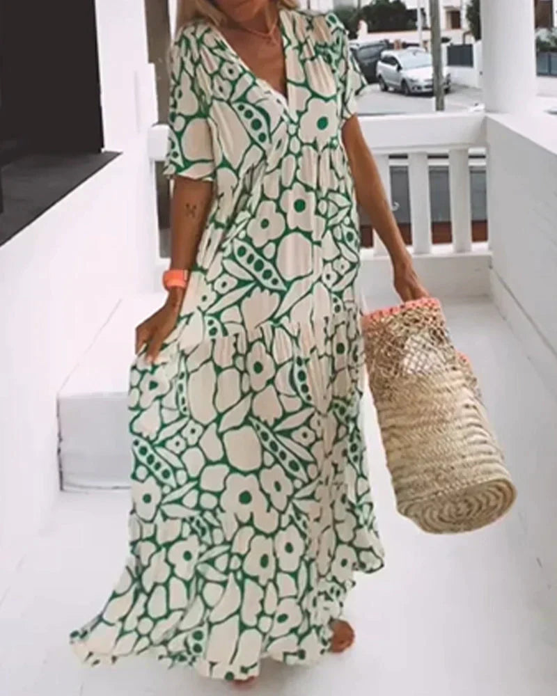 Christine | Floral Maxi Dress