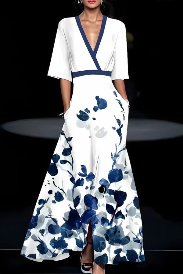 Isabella™  | Timeless Elegance Floral Dress