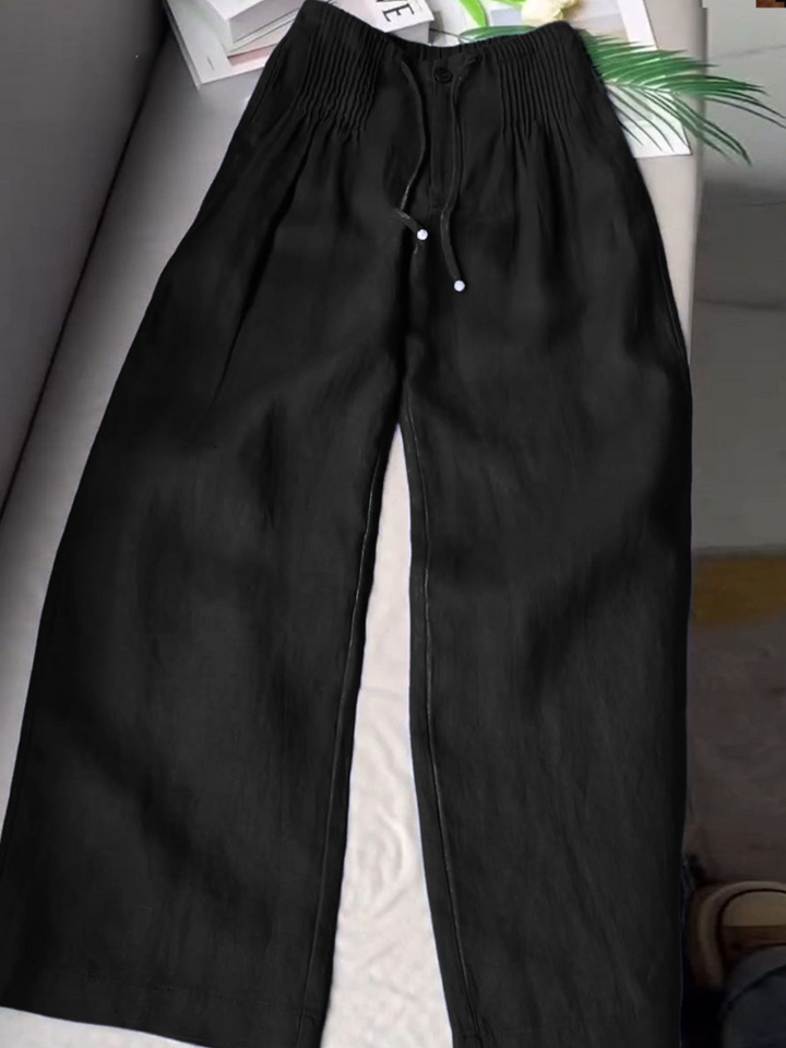 Marina™ | Linen Wide‑Leg Pants