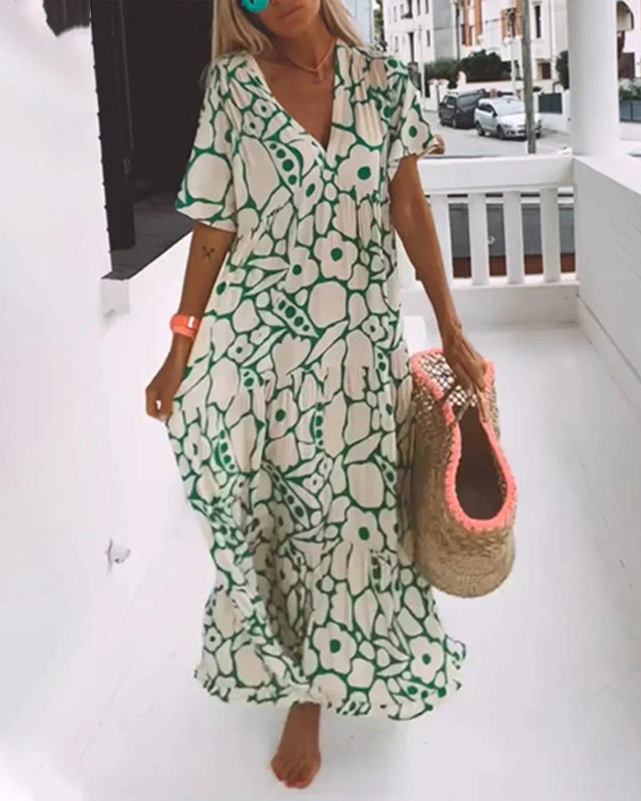 Christine | Floral Maxi Dress