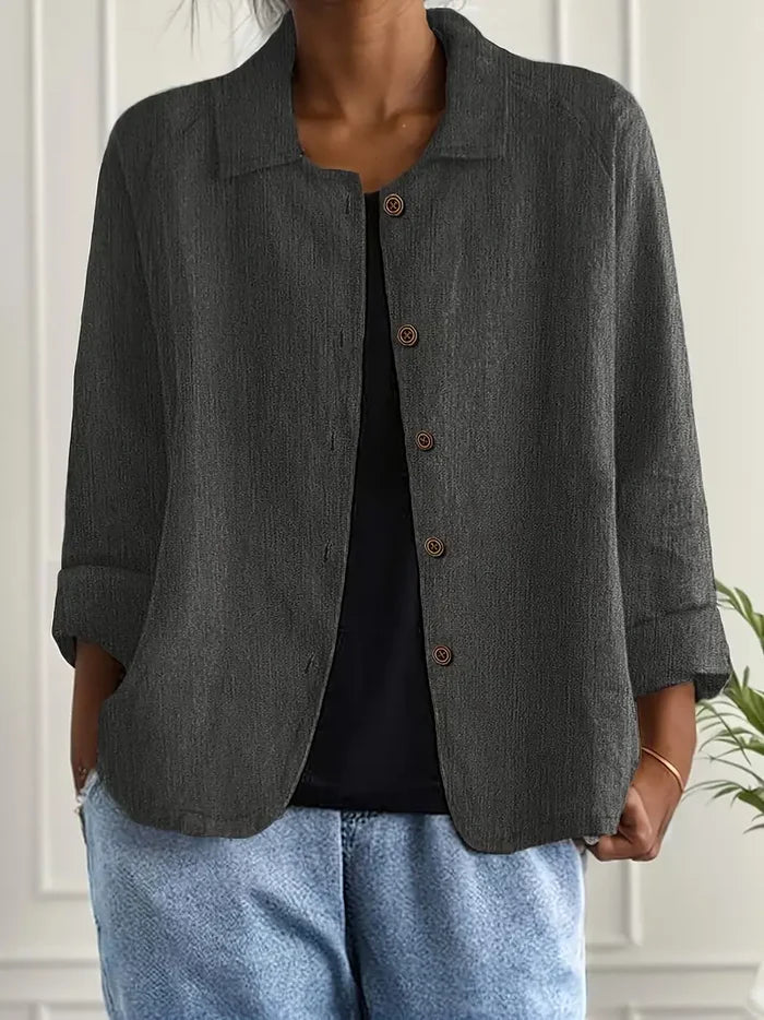 Elara™ – Modern Relaxed Blouse