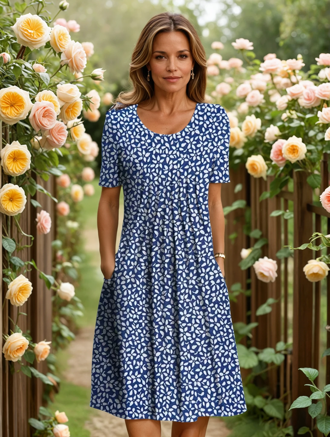 Flore™ | Flower Midi Dress