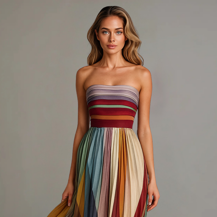 Fiorella™ | Colored Sleeveless Dress