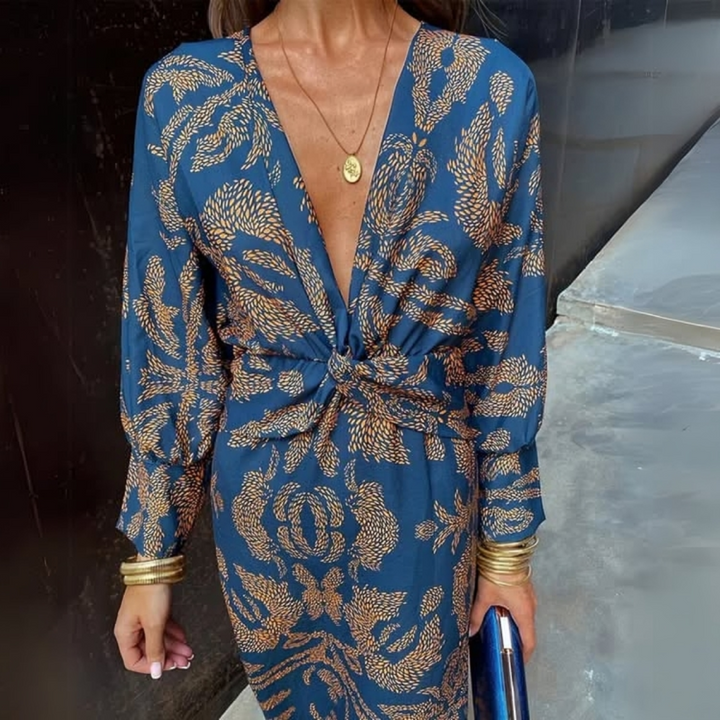 Gabrielle™ | Elegant Drape Dress