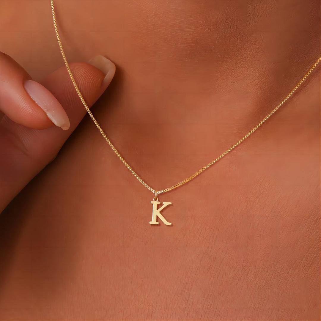 Amelia™ | Gold Initial Necklace