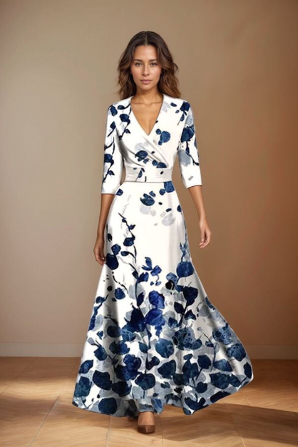 Isabella™  | Timeless Elegance Floral Dress