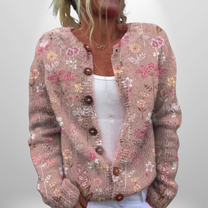 Ebba™ | Floral Patterned Cardigan