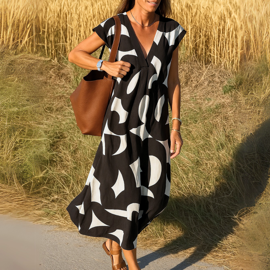 Pamela™ | Draped Elegance Maxi