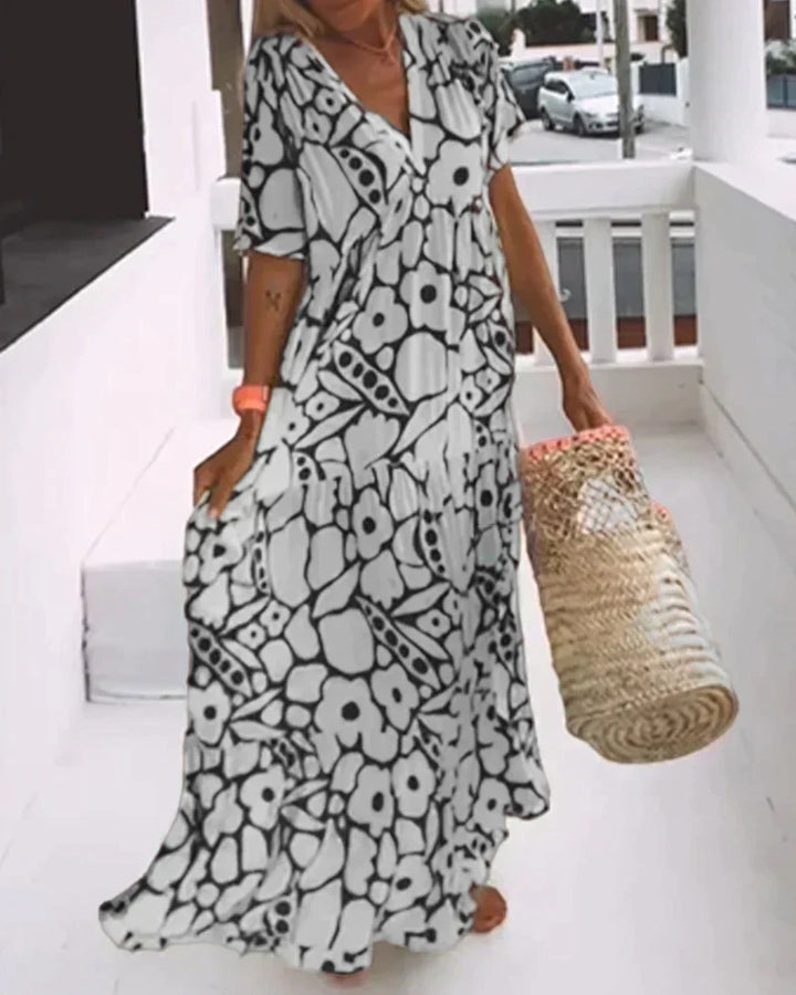Christine | Floral Maxi Dress