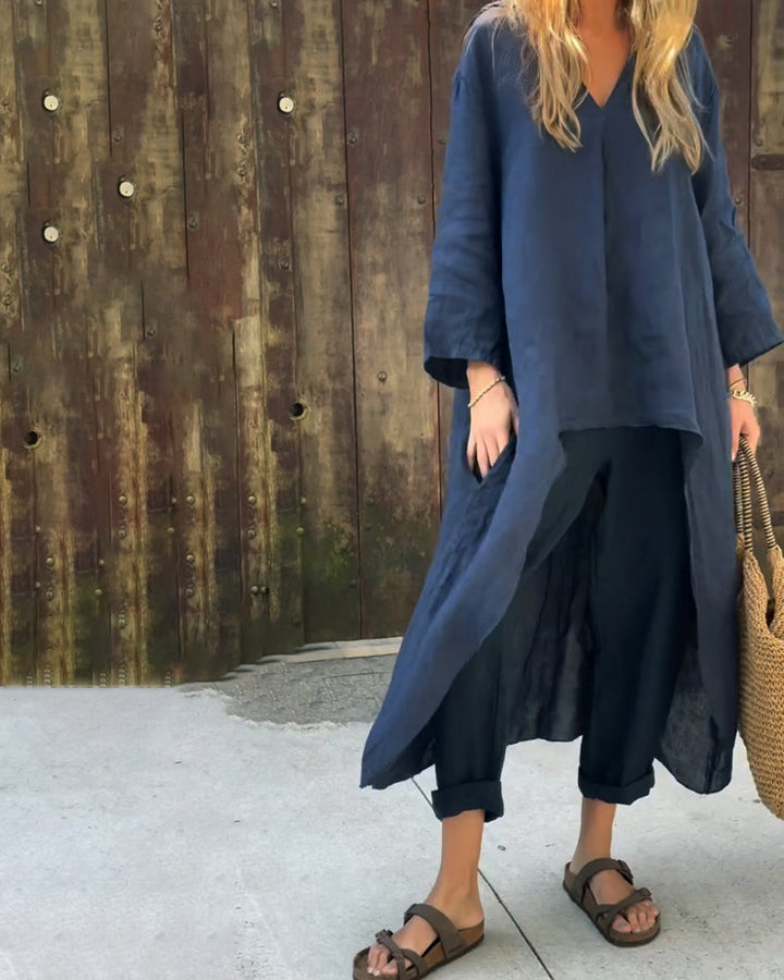 Marie | Two-Piece Linen Comfort Set