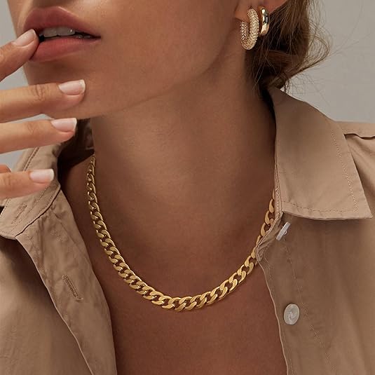 Ovelia™ | Golden Statement Chain