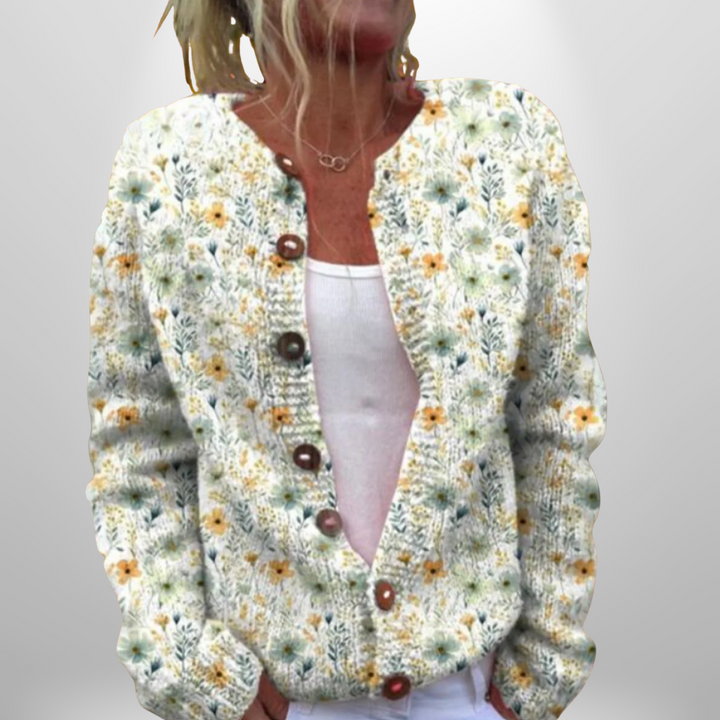 Elin™ | Floral Patterned Cardigan