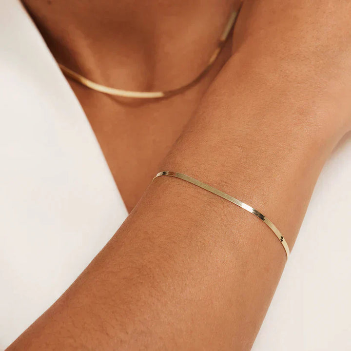 Jasmine™ | Gold Snake Bracelet