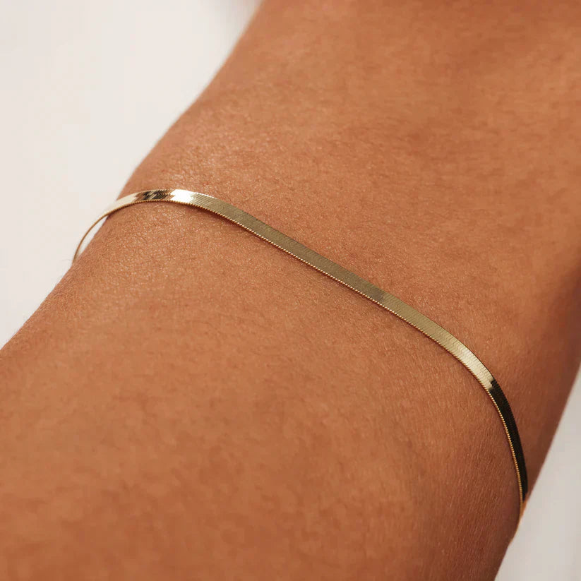 Jasmine™ | Gold Snake Bracelet
