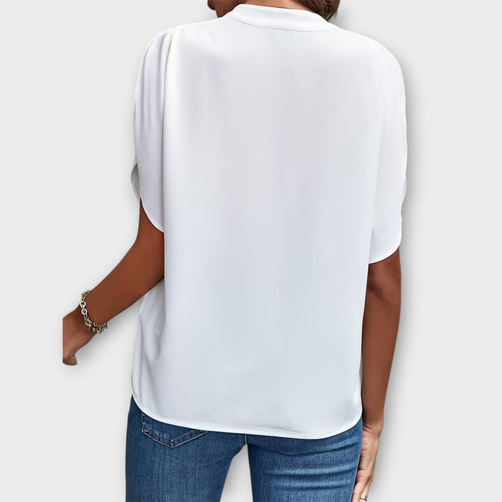 Lina™ Chic V-Neck Blouse