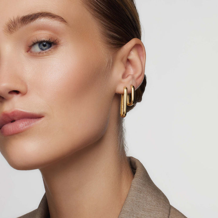 Emily™ | Iconic Gold Hoops