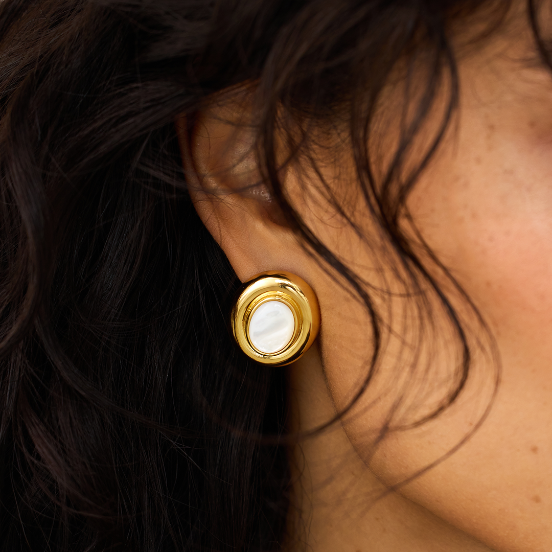 Corinne™ | Pearl Stud Earrings