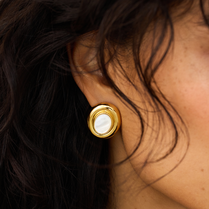 Corinne™ | Pearl Stud Earrings