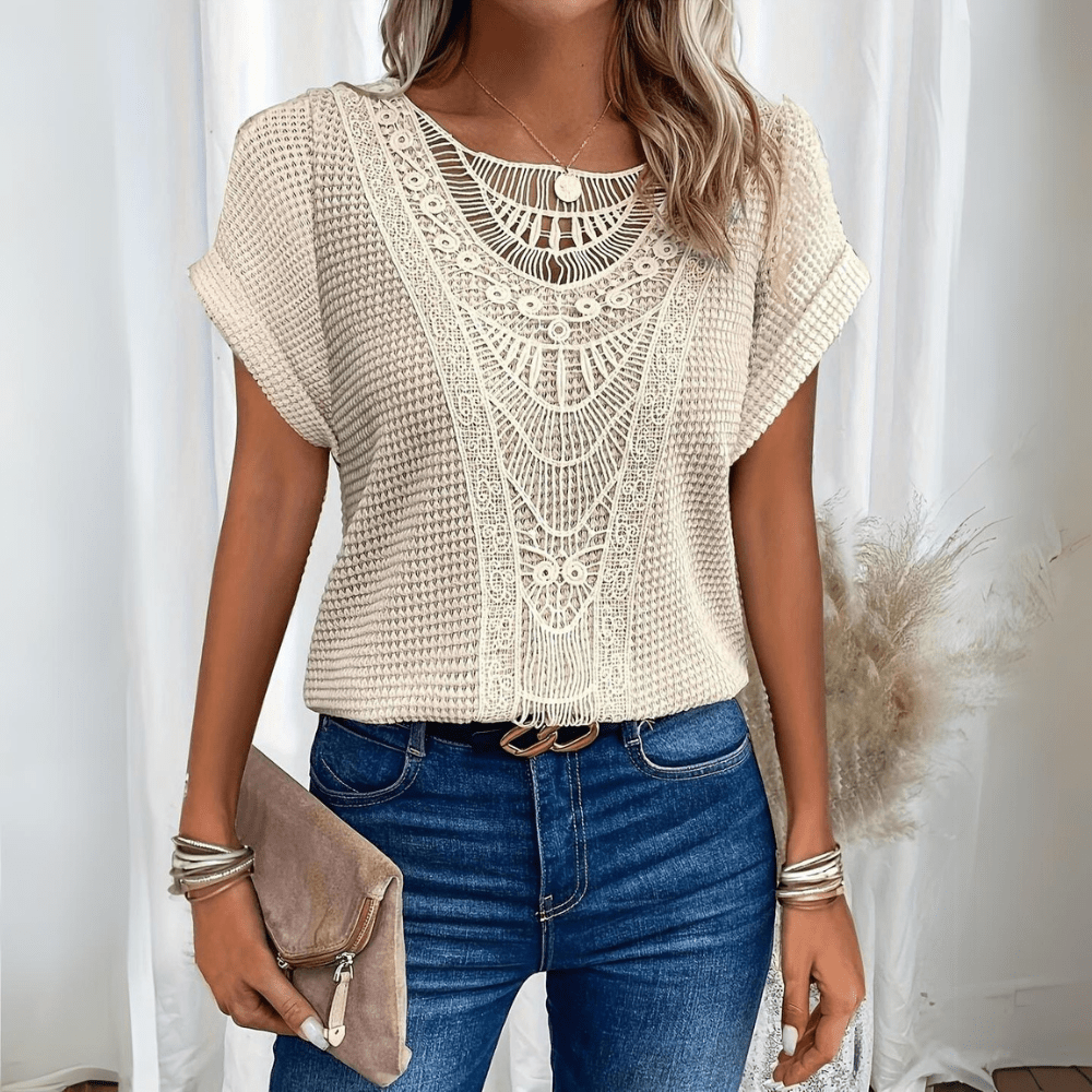 Soraya™ | Elegant Ibiza-Style Blouse