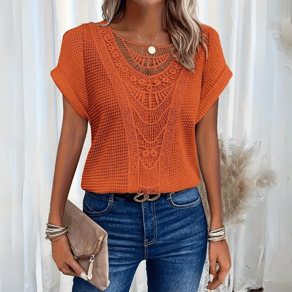 Soraya™ | Elegant Ibiza-Style Blouse